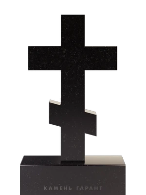 Христианский памятник в форме шестиконечного креста 